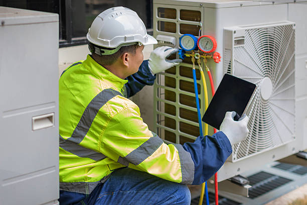 Professional Furnace Repair technician working in Coupland, TX